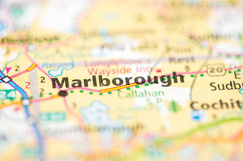 marlborough-ma Marlborough, Massachusetts located on a map