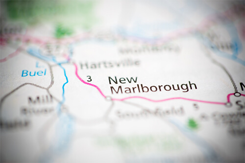 new-marlborough-ma New Marlborough, Massachusetts located on a map