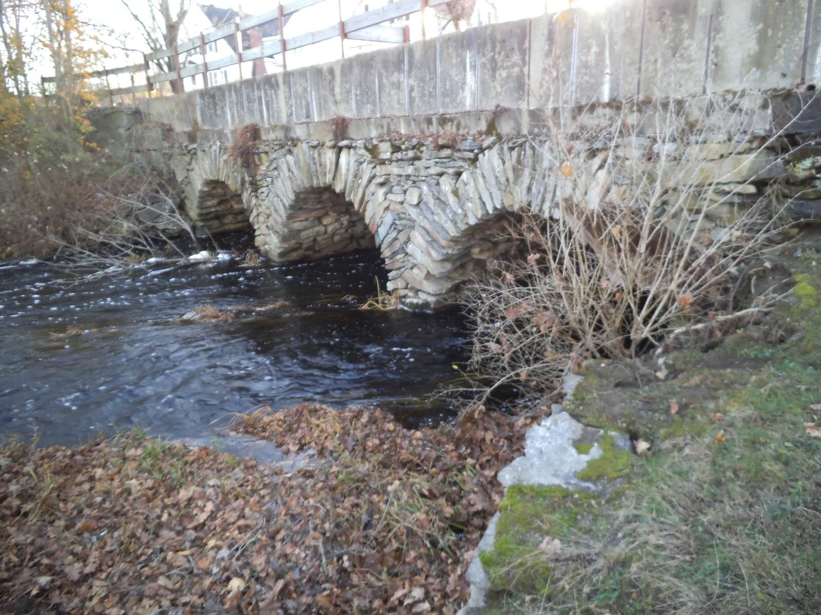 West Bridgewater Arch Street Bridge in West Bridgewater, Massachusetts