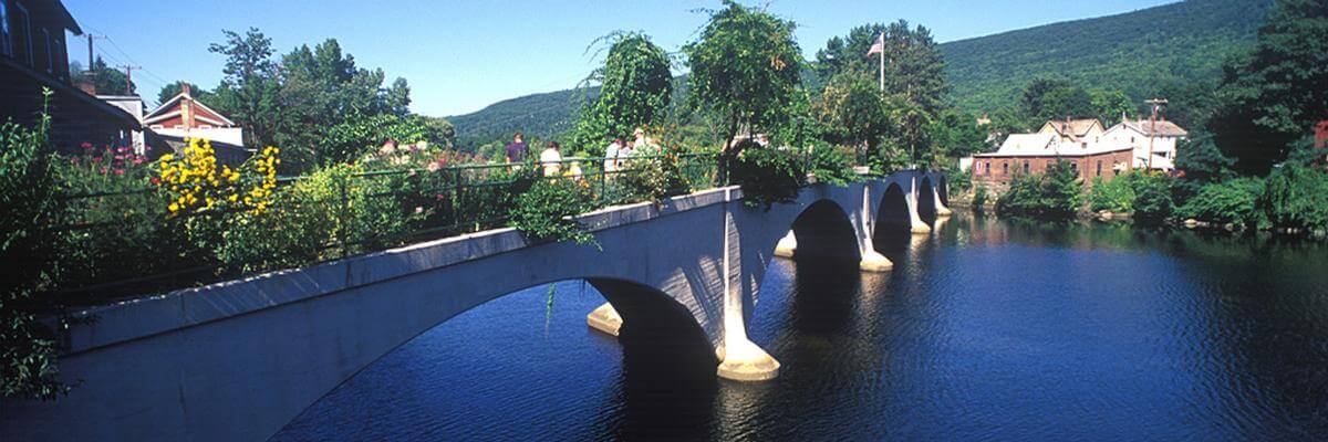 Shelburne Image Bridge of Flowers in Shelburne, Massachusetts