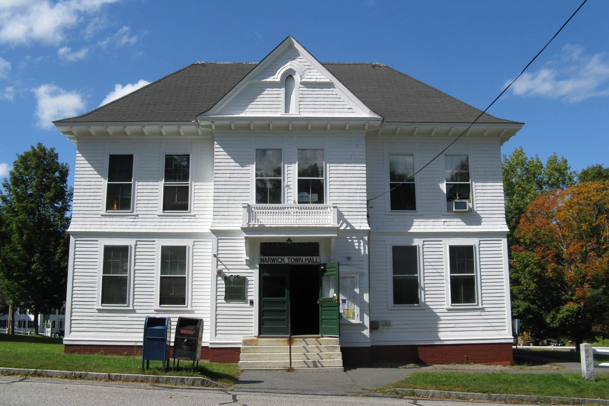 Warwick_Town_Hall,_MA Warwick, Massachusetts Town Hall
